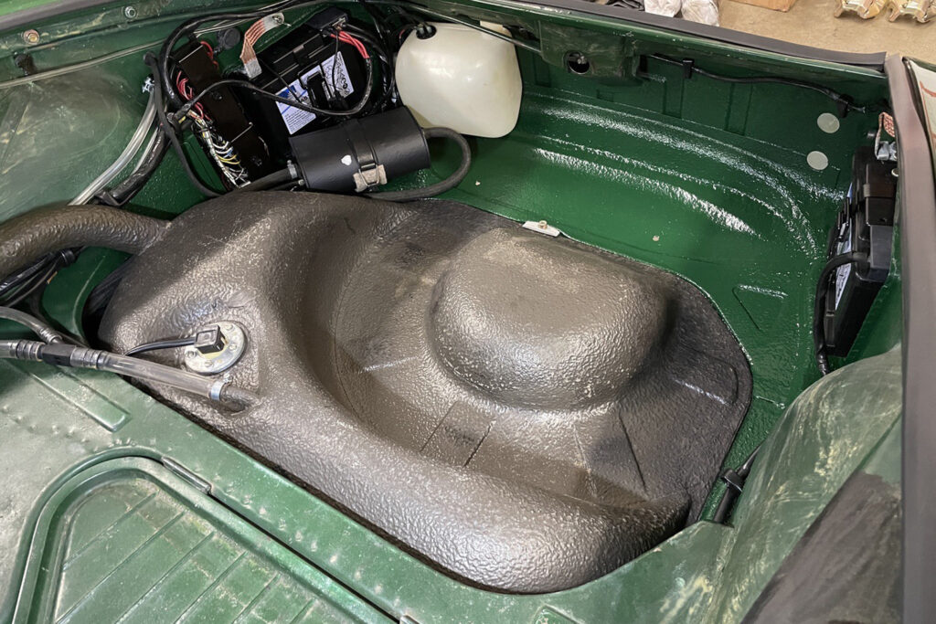 Porsche Battery Acid and Rust Repairs